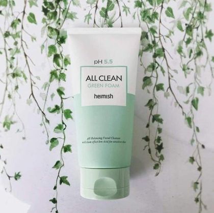 Нежна почистваща пяна с балансирано pH Heimish All Clean Green Foam 150gr