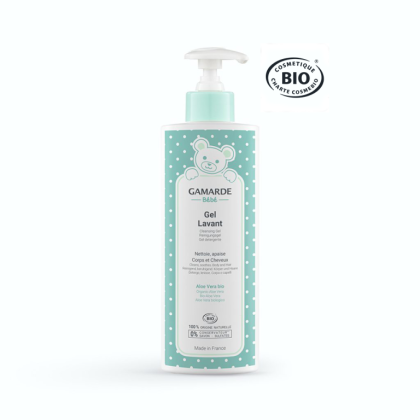 Нежен био измивен гел за тяло и коса за бебе Gamarde Bébé Gel Lavant 400ml