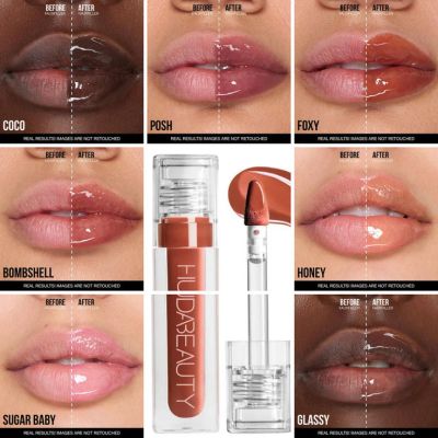  Гланц-балсам за устни Hudabeauty Faux Filler-BOMBSHELL