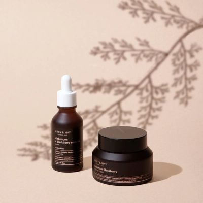 Мултифункционален крем  Mary and May Idebenone & Blackberry complex intensive cream 70gr