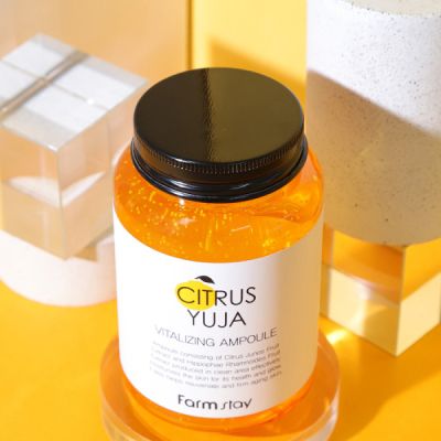 Ампулен серум  с ефект на хидратация FARMSTAY Citrus Yuja Vitalizing Ampoule 250ml