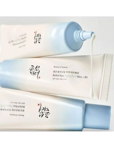  Слънцезащитен крем  Beauty of Joseon Relief Sun Aqua – Fresh : Rice + B5 SPF50+ Sunscreen – 50ml