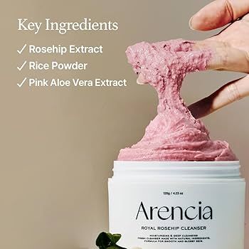 Почистващ бар за лице Arencia Fresh Rosehip Rice Mochi Cleanser 120g