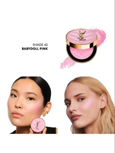 Руж за лице Yves Saint Laurent Make Me Blush Bold Blurring 42 Babydoll Pink 5 g