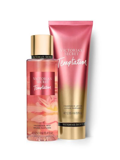 Подаръчен комплект Victoria's Secret Temptation – Парфюмен спрей и лосион за тяло