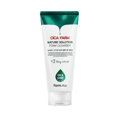 Почистваща пяна за лице против несъвършенства Farmstay Cica Farm Acne Foam Cleanser 180ml
