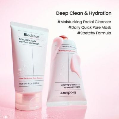 Колагенова маска-почистваща пяна Biodance Collagen Mask To Foam Cleanser 150ml