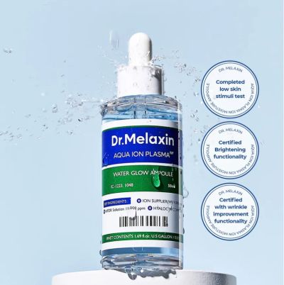 Ампула за сияйна и хидратирана кожа Dr.Melaxin Aqua Ion Plasma Water Glow Ampoule 50 ml