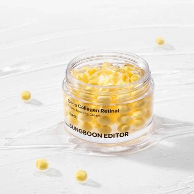 Анти-ейдж крем  SUNGBOON EDITOR Deep Collagen Retinol Power Boosting Capsule Cream 50 ml