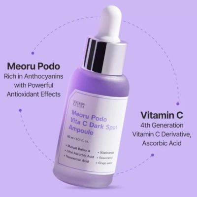 Изсветляваща ампула с витамин C против пигментни петна SUNGBOON EDITOR Meoru Podo Vita C Dark Spot Ampoule 30 ml