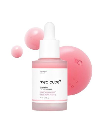Хидратиращ серум за лице за стегната и еластична кожа MEDICUBE PDRN Pink Peptide Serum 30 ml