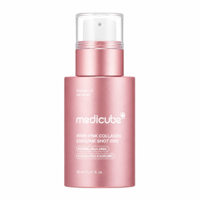Ампула с PDRN, колаген и екзозоми за стегната и гладка кожа Medicube PDRN Pink Collagen Exosome Shot Ampoule 2000 30 ml