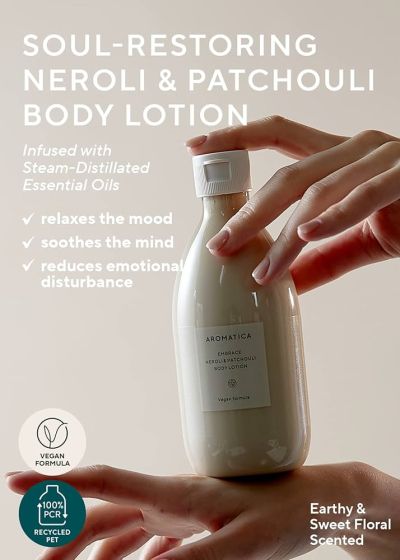 Хидратиращ лосион за тяло с нероли и пачули AROMATICA Embrace Body Lotion Neroli & Patchouli 300 ml8809238962263