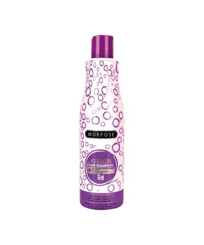 Възстановяващ кератинов шампоан за увредена коса  Morfose Keratin Hair Shampoo 500 ml